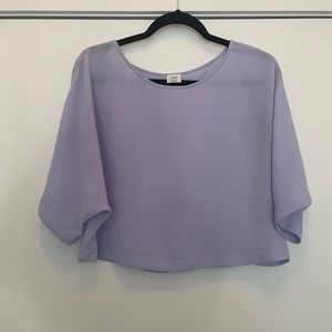 Wilfred (Aritzia) XS Lavender Blouse